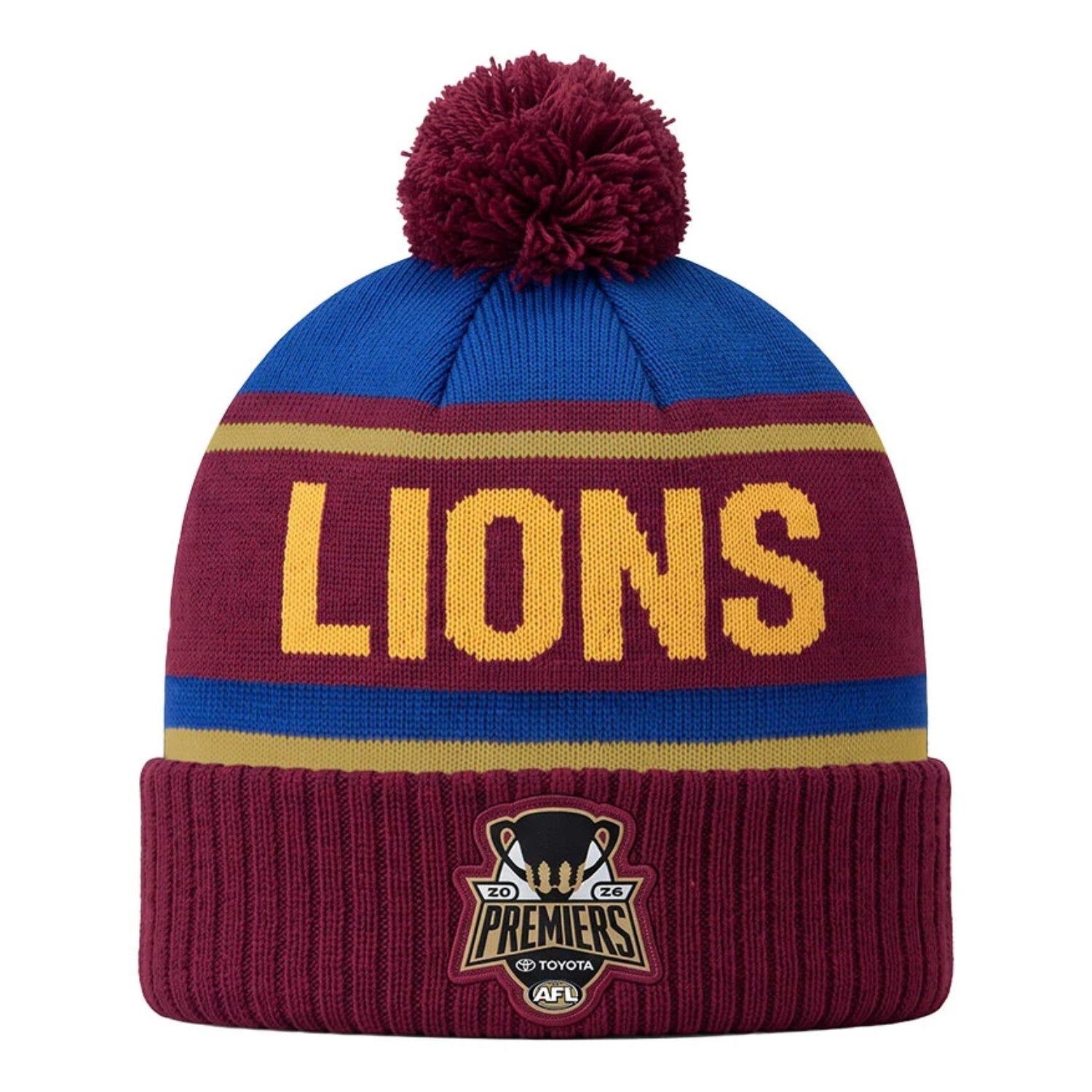 Brisbane Lions 2026 Premiers Beanie