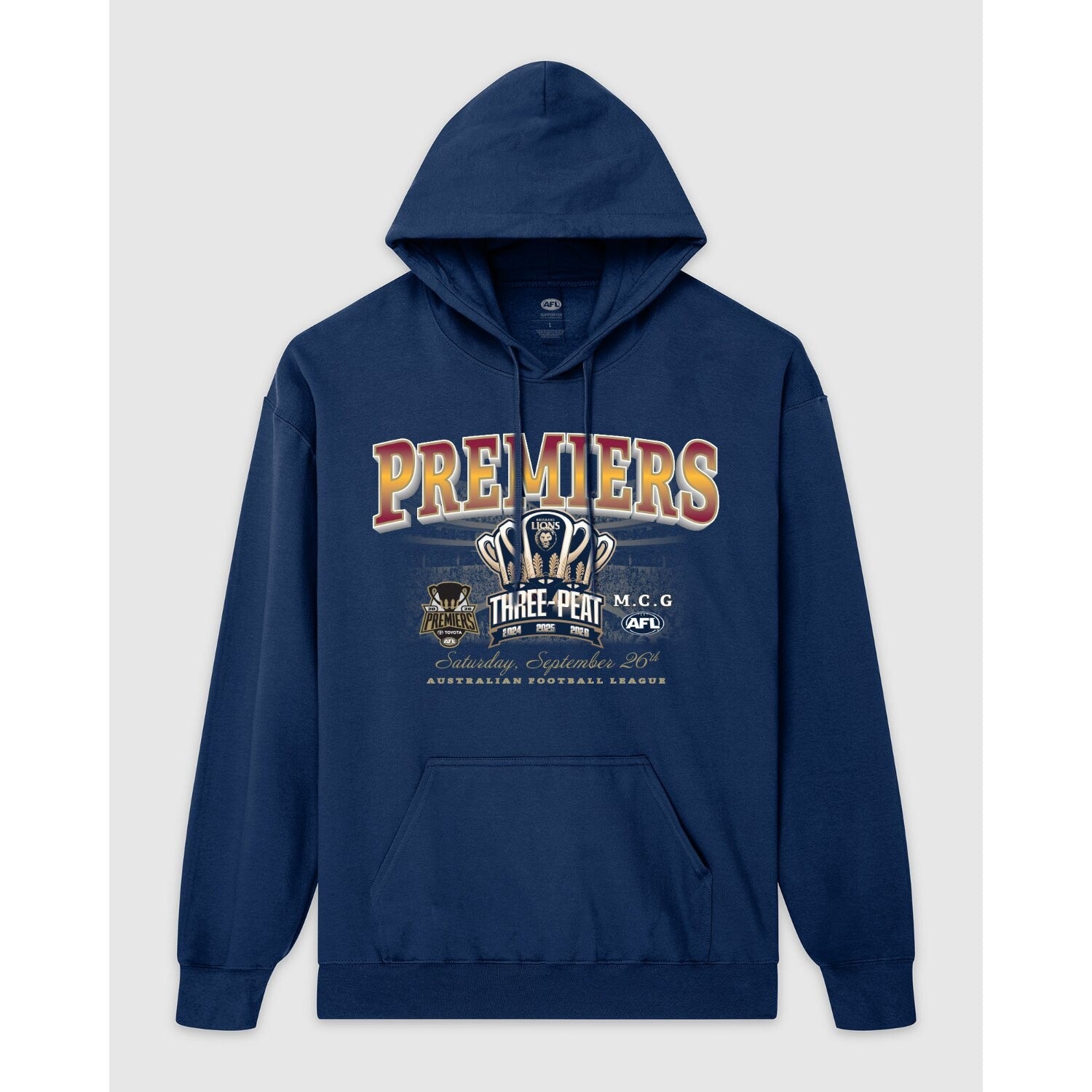 Brisbane Lions 2026 Premiers Hoodie