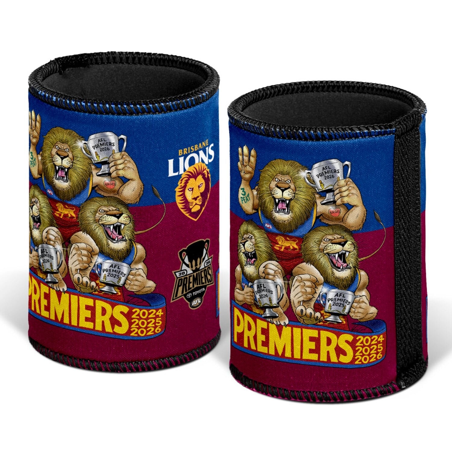 Brisbane Lions 2026 Premiers Mark Knight Can Cooler