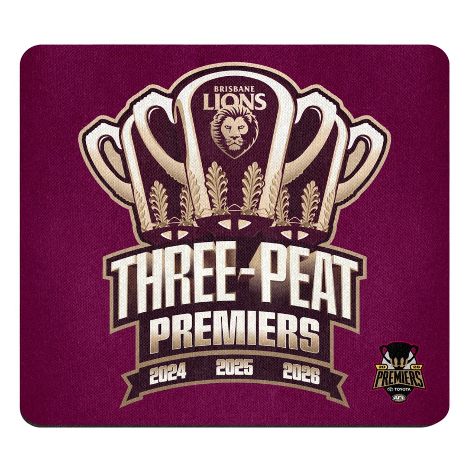 Brisbane Lions 2026 Premiers Mouse Mat