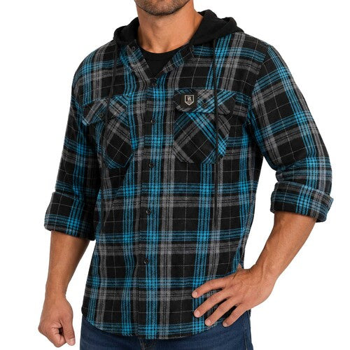 Port Adelaide Power Hooded Flannel Shirt