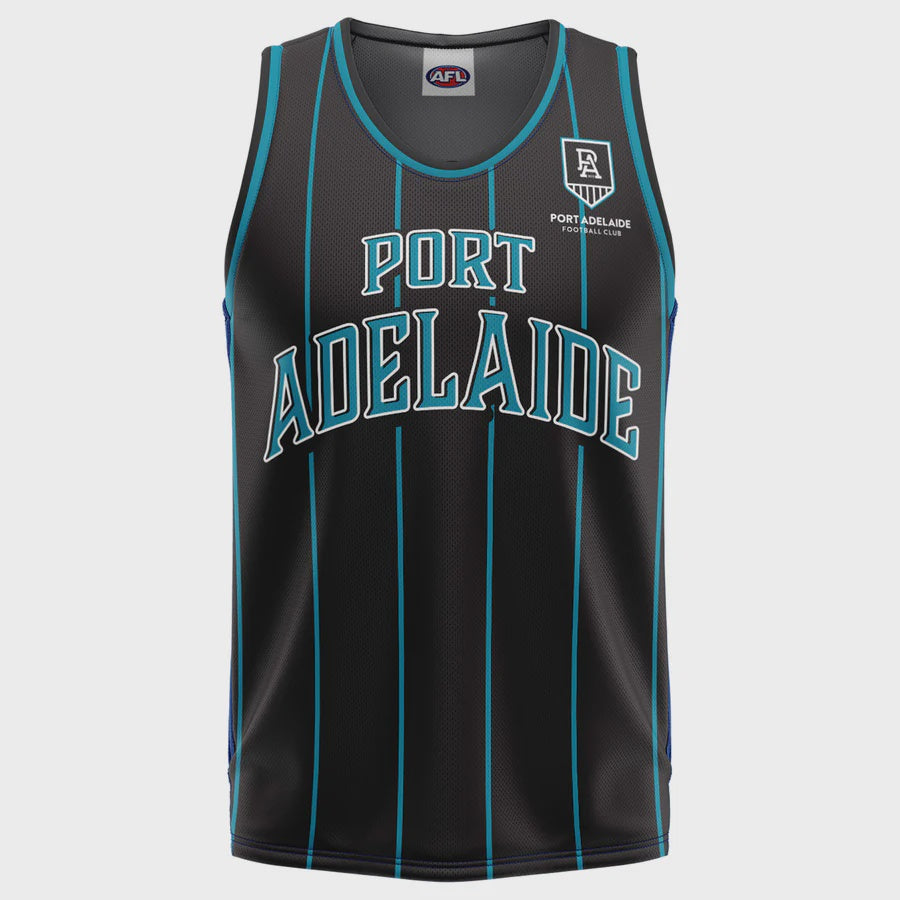Port Adelaide Power Harlem Youth Basketball Singlet