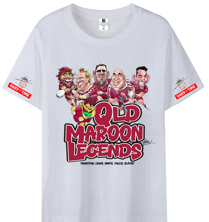 Queensland Maroons State Of Origin Legends Tee