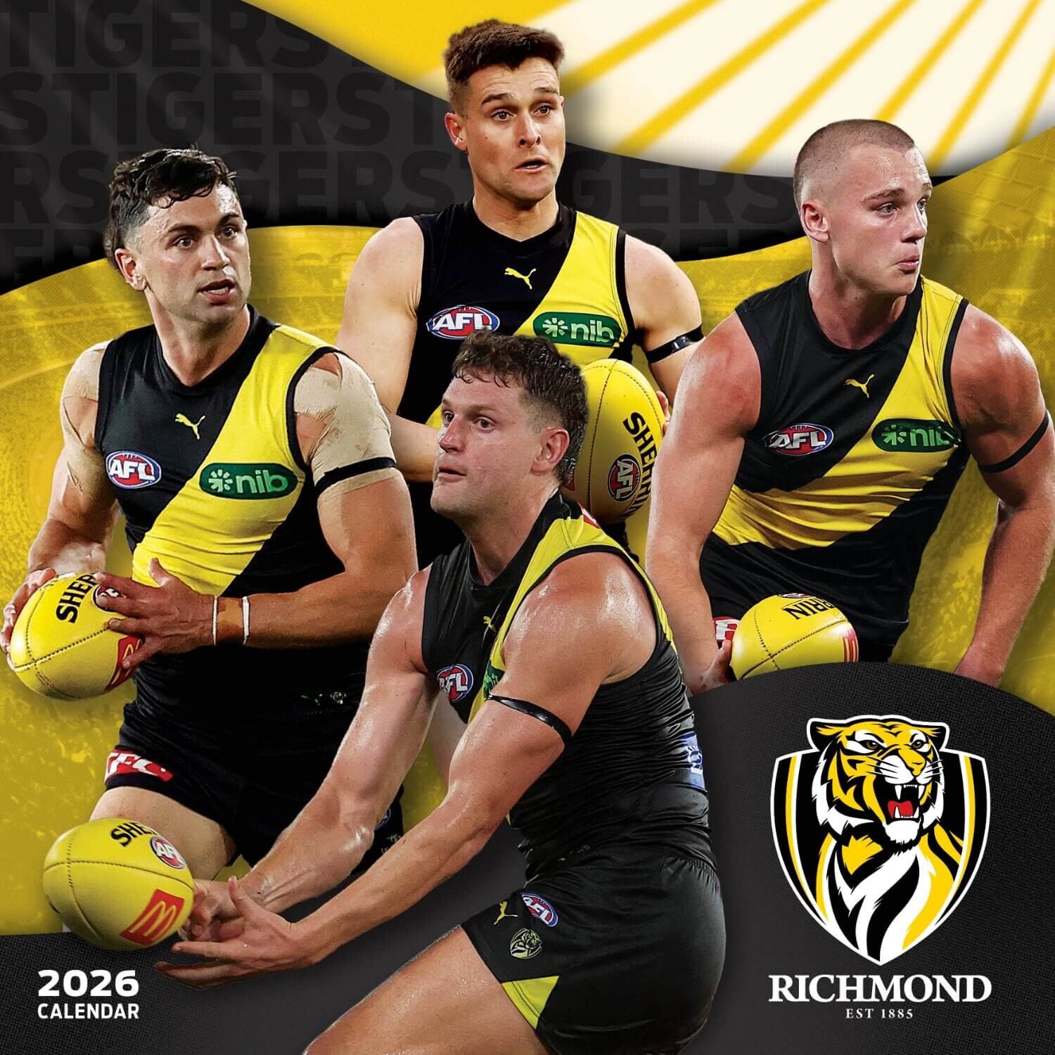 Richmond Tigers 2026 Calendar