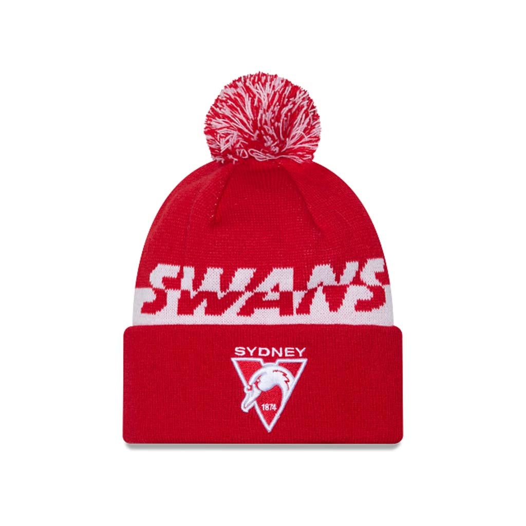 Sydney Swans Split Script Beanie