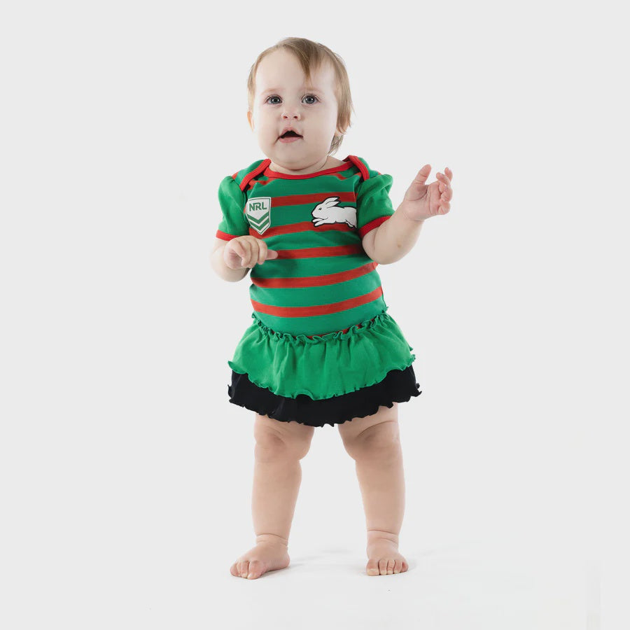 South Sydney Rabbitohs Baby Girls Footysuit