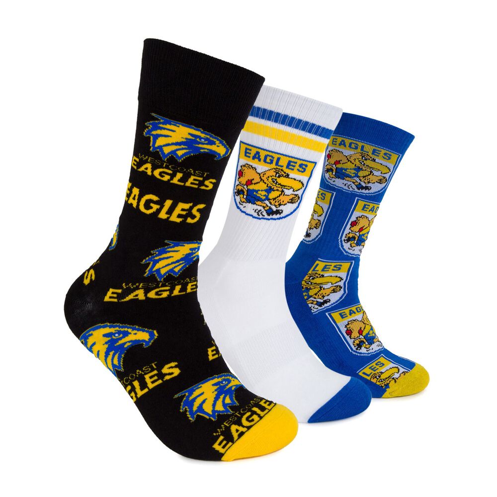 West Coast Eagles Socks Gift Pack