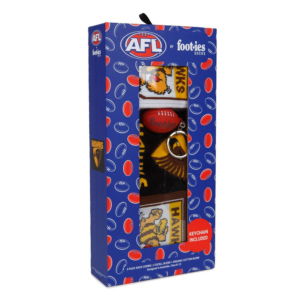 Hawthorn Hawks Socks Gift Pack