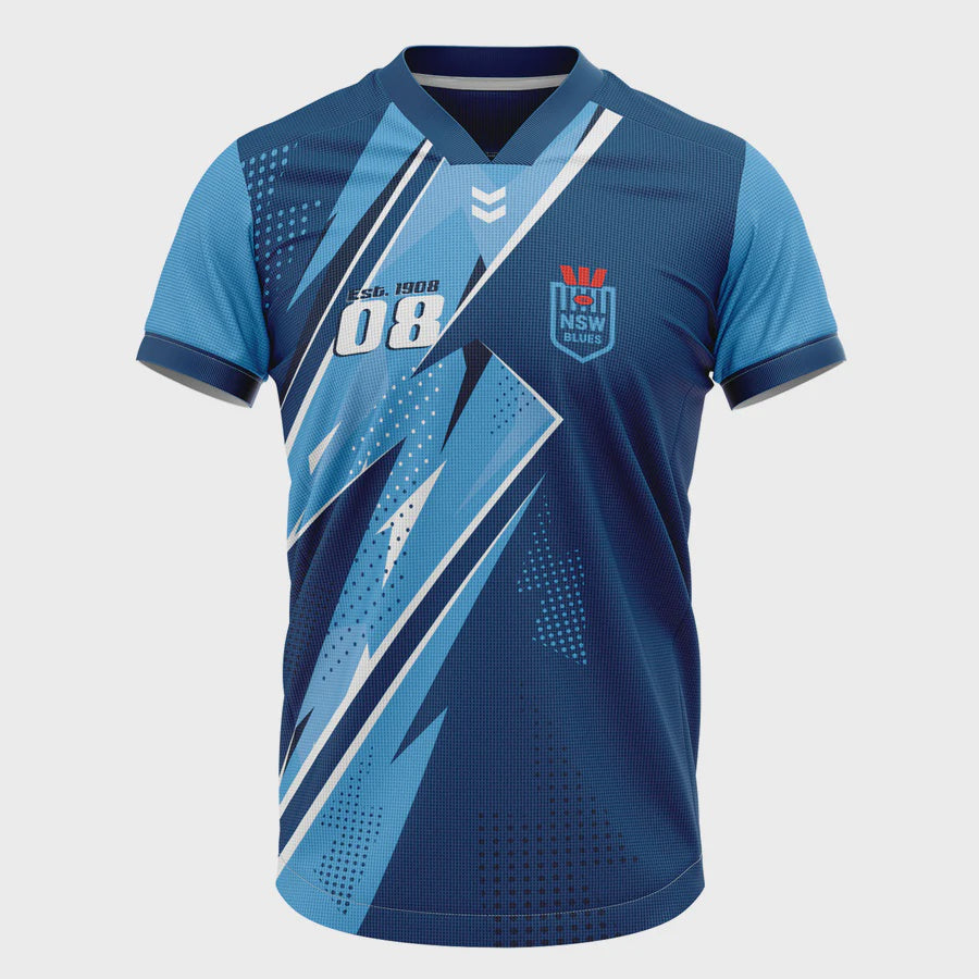New  South Wales Blues State Of Origin Kids Thunderstruck Tee