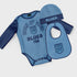 New South Wales Blues "Born & Bred" 3pc Baby Set