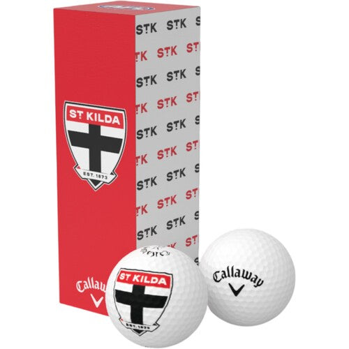 St Kilda Saints Golf Balls - 3 pack