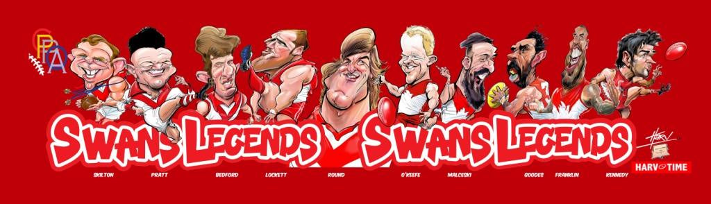 Sydney Swans Legends Bar Runner
