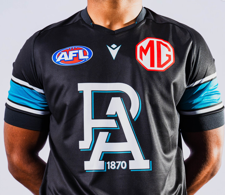 Port Adelaide Power 2025 Run Out Tee