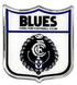 Carlton Blues Retro Logo Decal