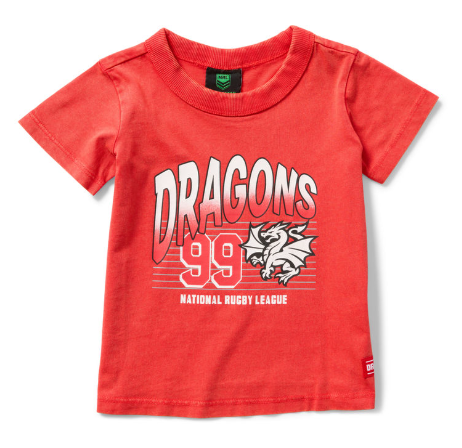 St George Illawarra Dragons Toddler Washed T-Shirt