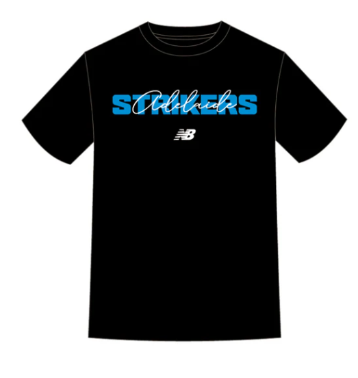 Cricket - Adelaide Strikers Black Youth Travel Tee