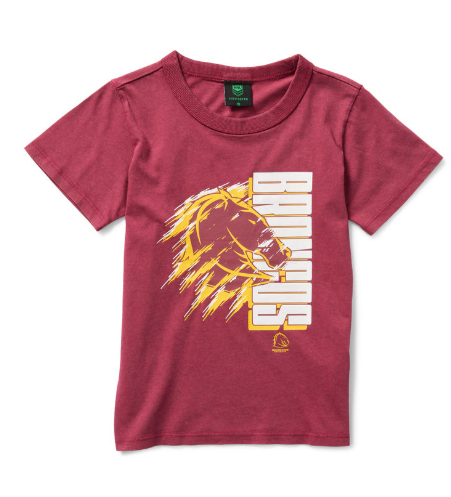Brisbane Broncos Toddler Washed T-Shirt