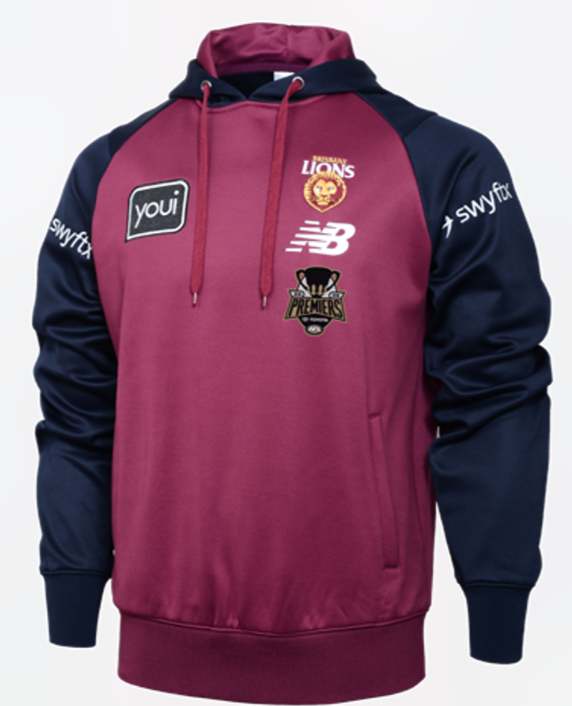 Brisbane Lions 2025 Premiers Hoodie - New Balance
