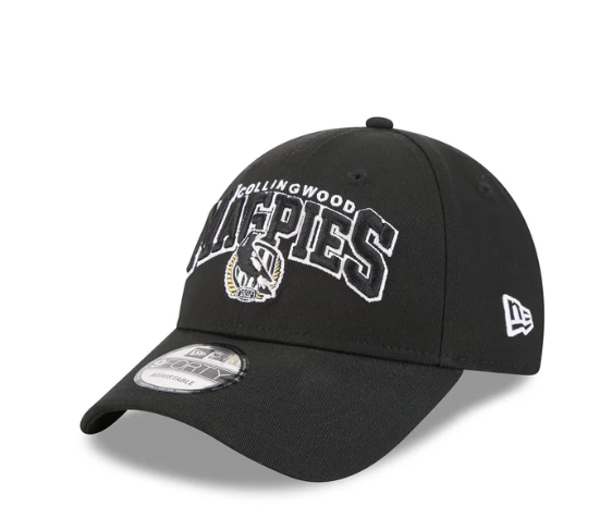 Collingwood Magpies New Era 940 Youth Arch Logo Cap