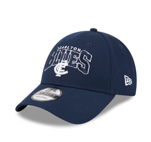 Carlton Blues New Era 940 Arch Logo Cap
