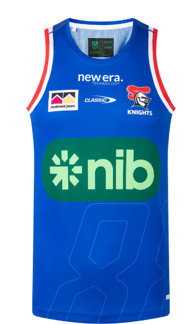 Newcastle Knights 2026 Training Singlet