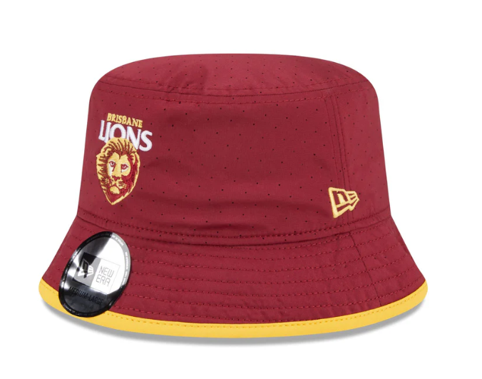 Brisbane Lions 2026 New Era Training Bucket Hat