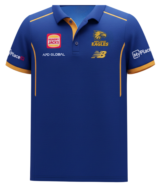 West Coast Eagles 2026 Media Polo