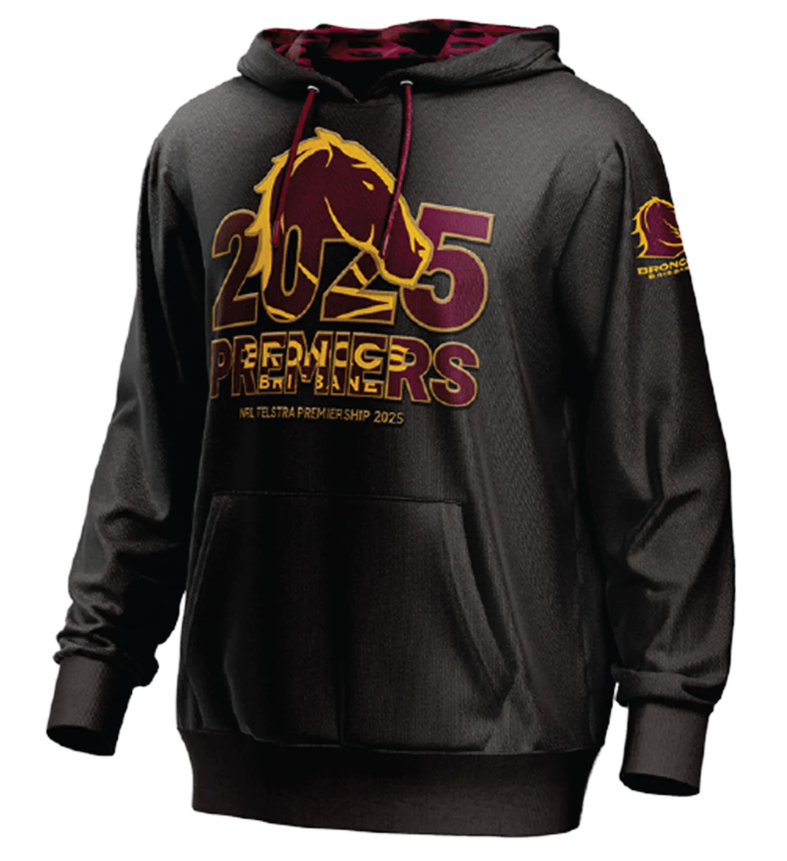 Brisbane Broncos 2025 Premiers Hoodie