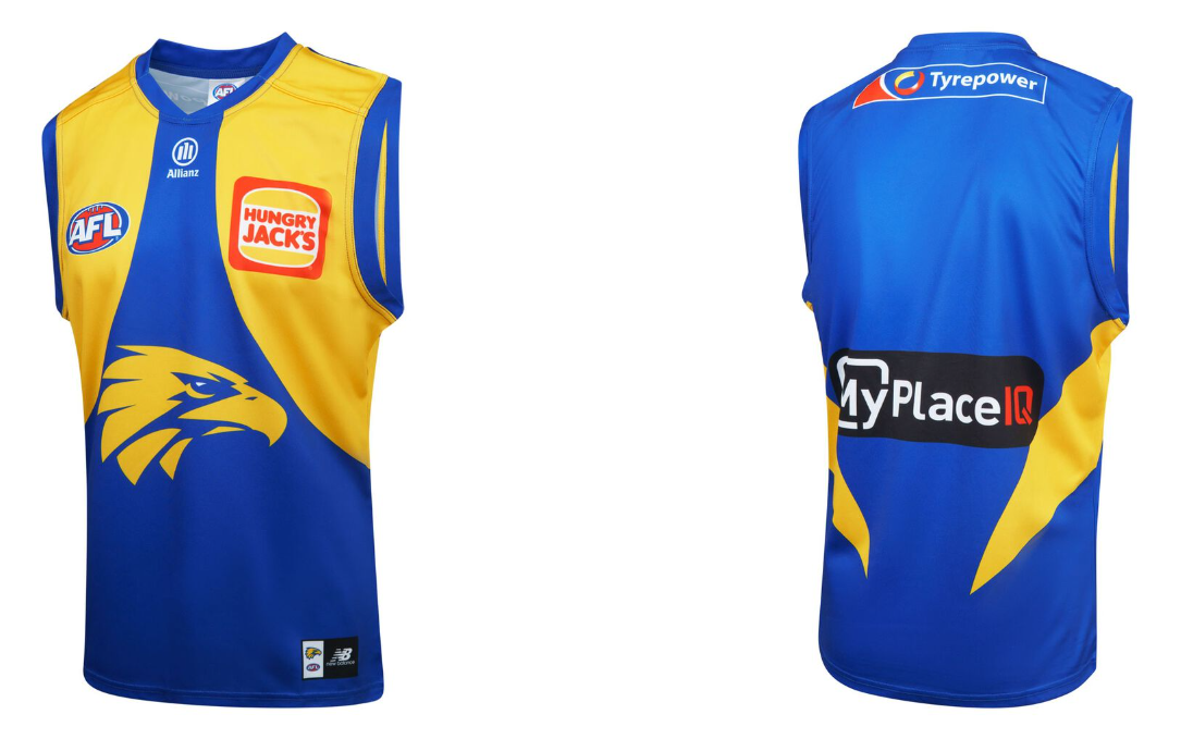 West Coast Eagles 2026 Home Guernsey