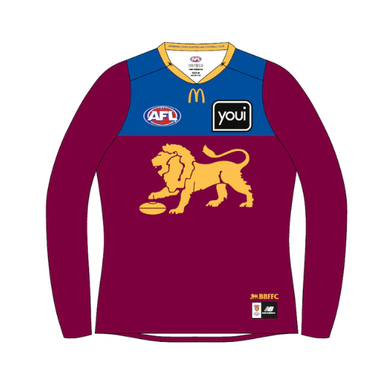Brisbane Lions 2026 Long Sleeve Guernsey