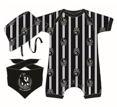 Collingwood Magpies Baby Gameday Gift Set