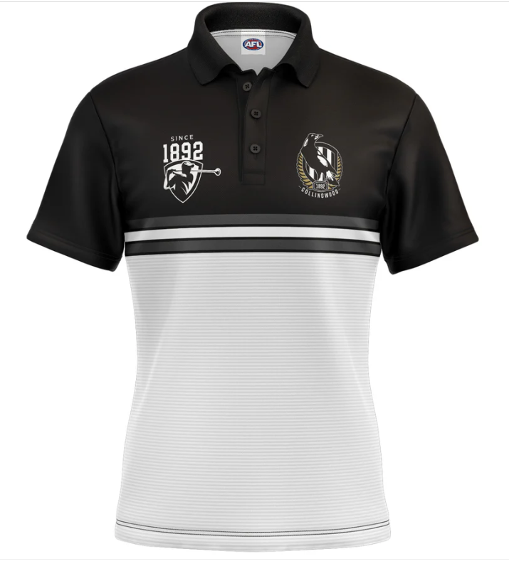 Collingwood Magpies Sandman Golf Polo