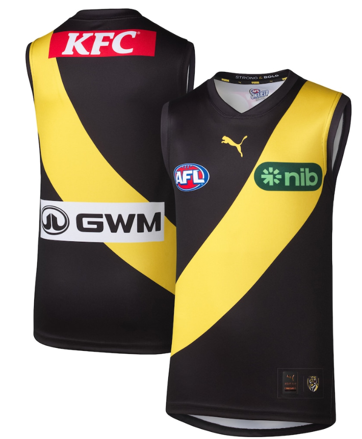 Richmond Tigers 2026 Home Guernsey