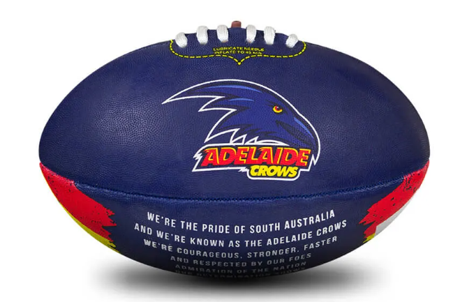 Adelaide Crows Team Song Sherrin Football - Size 2