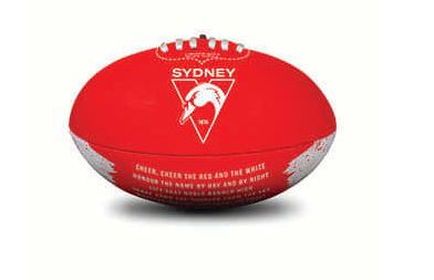 Sydney Swans Team Song Sherrin Football - Size 2