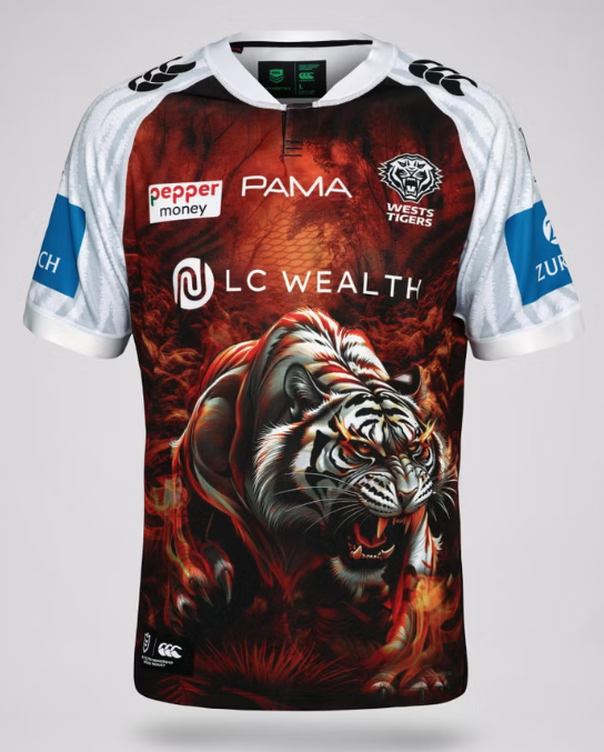 West Tigers 2026 Captains Run Jersey