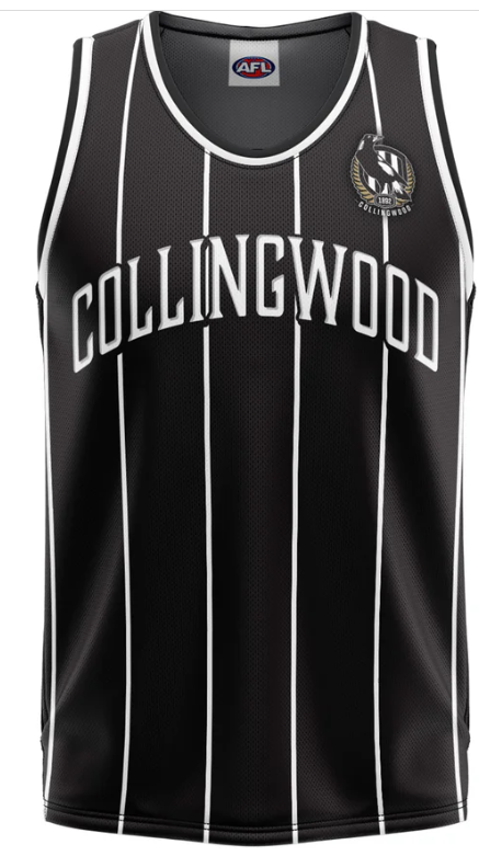 Collingwood Magpies Harlem  Basketball Singlet