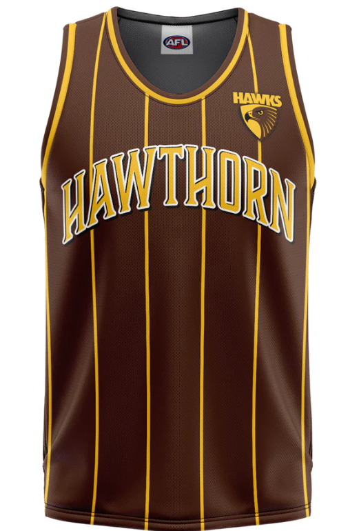 Hawthorn Hawks Harlem Basketball Singlet