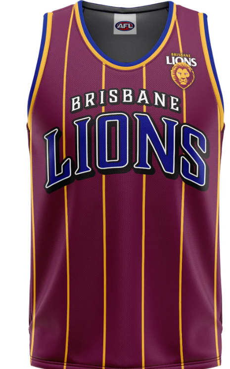 Brisbane Lions Harlem Basketball Singlet