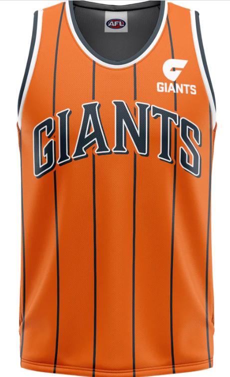 Greater Western Sydney Giants Harlem Adult Basketball Singlet