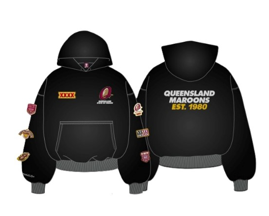 Queensland Maroons Straight 8 Hoodie