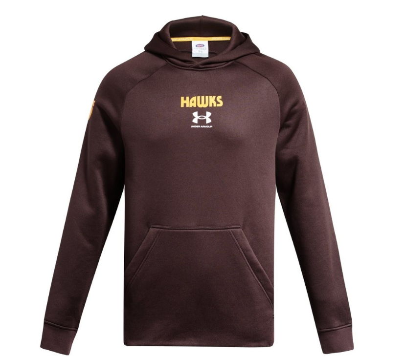 Hawthorn Hawks 2026 Fleece Hoodie - Brown