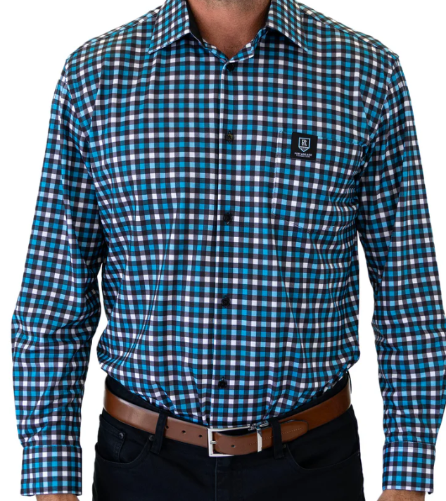 Port Adelaide Power Crossfield Dress Shirt