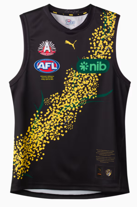 Richmond Tigers 2026 Anzac Guernsey