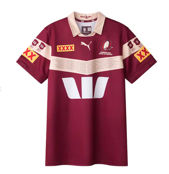 Queensland Maroons State Of Origin 2026 Captains Run Jersey