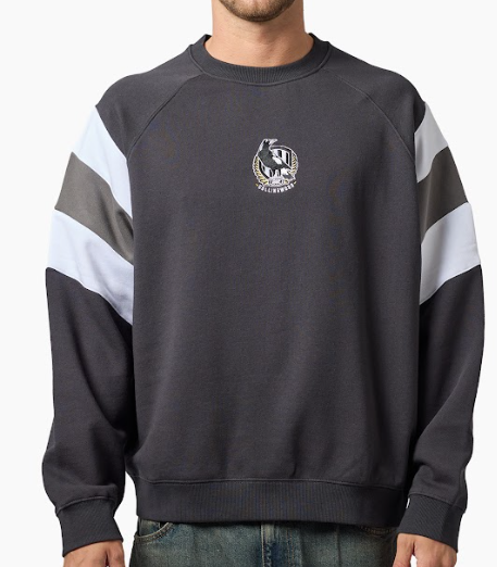 Collingwood Magpies Splice Crew Neck Jumper