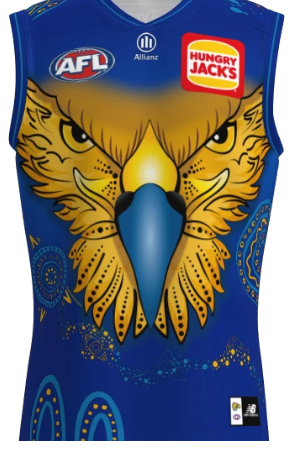 West Coast Eagles Youth 2026 Indigenous Guernsey