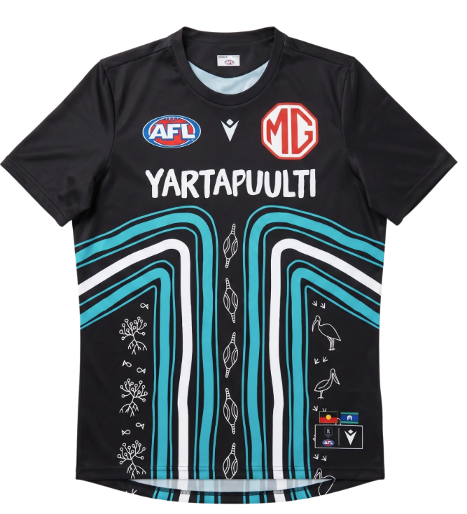 Port Adelaide Power 2026 Indigenous Run Out Tee