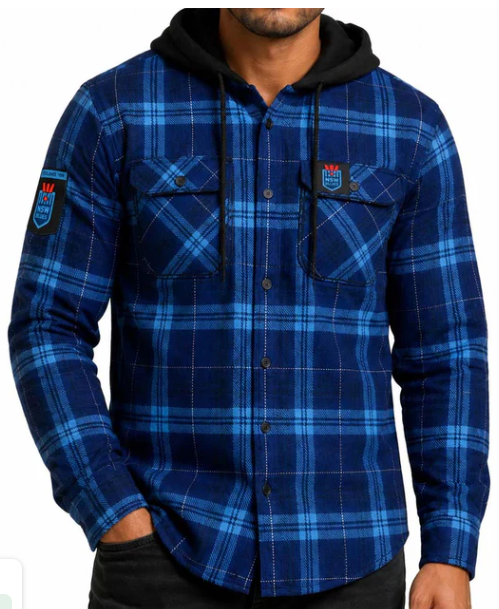 New South Wales State of Origin Hooded Flannel