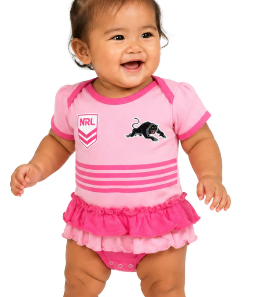 Penrith Panthers Baby Girls Footysuit